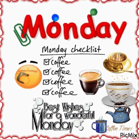 monday-coffee GIFs Stickers GIPHY Clips All the GIFs Find GIFs with the latest and newest hashtags Search, discover and share your favorite Monday-coffee GIFs. . Good morning monday coffee gif